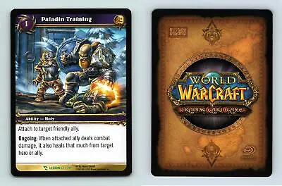 Paladin Training #62/319 March Of The Legion Uncommon Warcraft 2007 TCG Card • $2.09