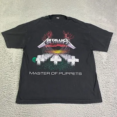 Vintage Metallica Master Of The Puppets Shirt Adult XL Black AlStyle Tag • $58.05