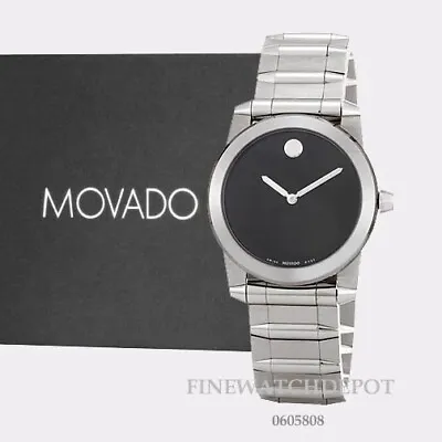 Authentic Movado Vizio Men's Swiss Made Stainless Steel Tone Watch 0605808 • $1795