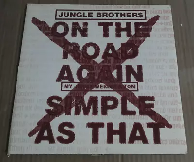 Jungle Brothers On The Road Again Simple As That 12  Tribe Called Quest Vinyl • $10