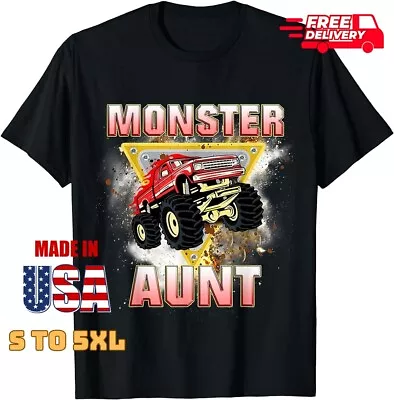 Monster Truck Aunt Mothers Day Monster Truck Are My Jam T-shirt Freeship • $25.99