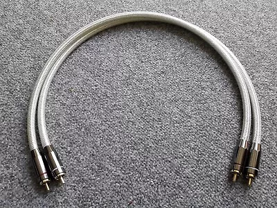 £27.50 • Buy Van Damme Silver Series Lo-Cap 55pF Interconnect 0.5m - Gold Plated RCA Plugs