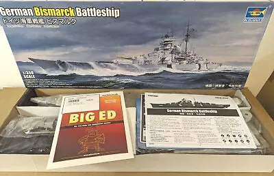 Trumpeter 1/350 - 'BISMARCK' German Battleship + Eduard Big Ed Photoetch Set  • £189.95