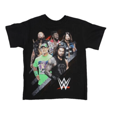 £6.29 • Buy Wwe All Star Grids The Standard Boys Youth T Shirt 