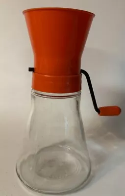 Vintage 1960’s Androck Orange Nut Grinder Chopper Mill 9-334 USA 7” • $7.89