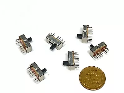 6 X SS23D07 8 PINS 3 Position 2P3T Toggle Switch Slide   E8 • $8.44