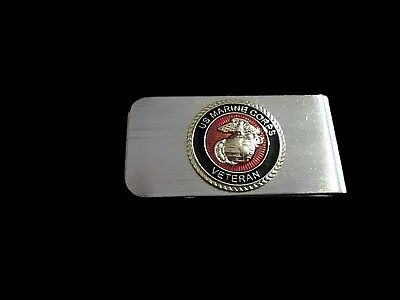 U.s Military Marine Corps Veteran Money Clip Official Licensed Product • $12.99