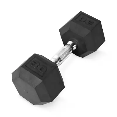 CAP Barbell Rubber Encased Hex Dumbbells Single Weight Home Gym Workout 30-120lb • $156.87
