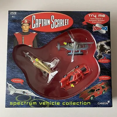 Captain Scarlet Sound Tech Spectrum Vehicle Collection Vintage Toy Set 2001 Cult • £20