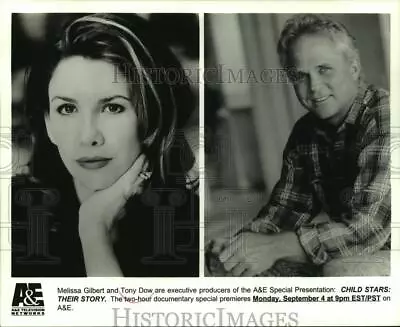 2000 Press Photo Melissa Gilbert & Tony Dow On Child Stars: Their Story On A&E. • $19.99