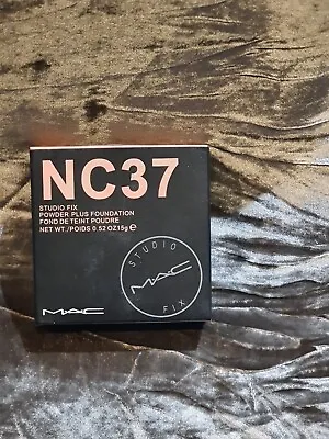 MAC STUDIO FIX POWDER PLUS FOUNDATION NC37 15g  NEW & BOXED - FREE P&P - UK • £25