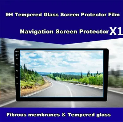 Tempered Glass Screen Protector Film For 10.1 ''Radio DVD GPS Navigation Sticker • $23.30