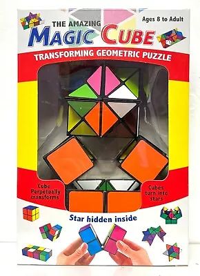 The Amazing Magic Cube Transforming Geometric Puzzle Brain Teaser US Seller New • $6.95