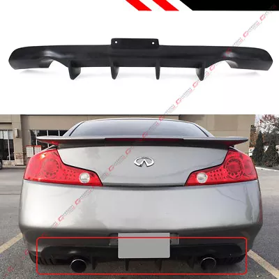 Fits 2003-2007 Infiniti G35 V35 2dr Coupe Jdm Shark Fin Rear Bumper Diffuser Lip • $82.99