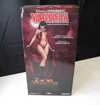 Vampirella Women Of Dynamite Ltd B&w Diamond Eye Statue J. Scott Campbell 32/49 • $289.95