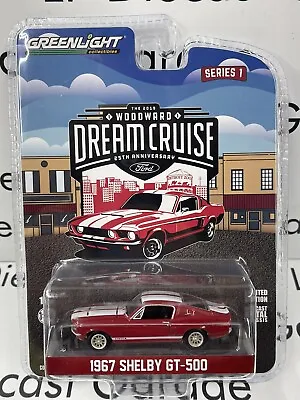 GREENLIGHT 1967 Ford Mustang Shelby GT500 Woodward Dream Cruise 1:64 Diecast NEW • $12.99