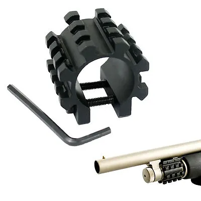 Tri-Rail Barrel Mount System Fits Remington Winchester Mossberg Shotgun Quad • $3.99