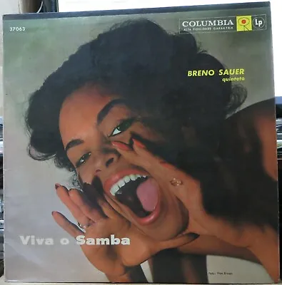 BRENO SAUER QUINTETO 1959 “VIVA O SAMBA” Bossa Nova Jazz Original LP BRAZIL HEAR • $35.99