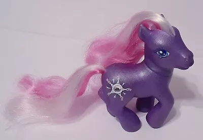 My Little Pony MLP Star Dasher Jewel Friend Pony G3 Purple Pink/White Mane EUC • $12.99