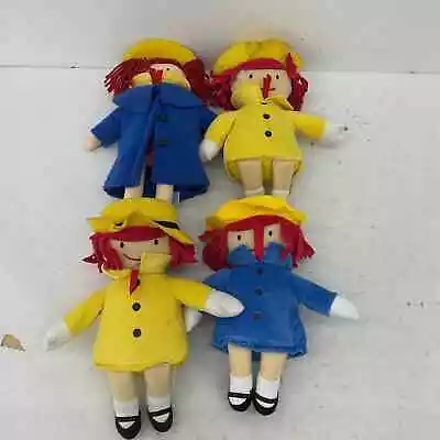 Madeline Eden Blue Yellow Stuffed Animal Toy Lot Story Book Plush Kohls • $42