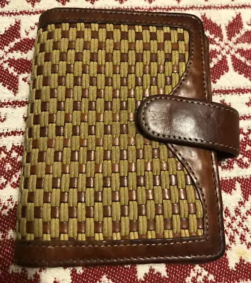 VINTAGE Franklin Covey Case For Palm PDA Handheld Organizer Full Grain Leather • $10.95