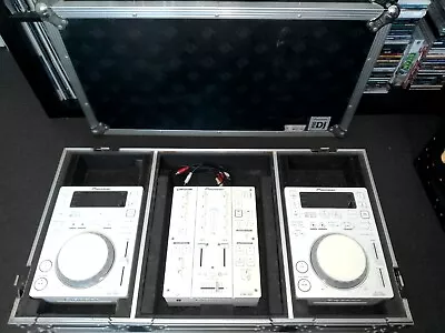 Pioneer DJM-350 / CDJ-350 X2 (Limited Edition White) + Roadcase. *FULL DJ SETUP* • $1150