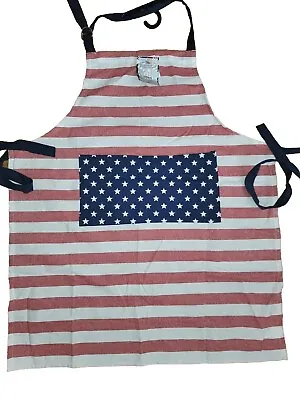 New Flag Usa Patriotic Election  Cookout Kitchen Apron Pocket Men’s 4th July • $14.99