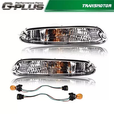 Fit For 1990-1997 MX-5 Miata Clear Lens Front Bumper Signal Lights Pair W/Bulbs • $21.30