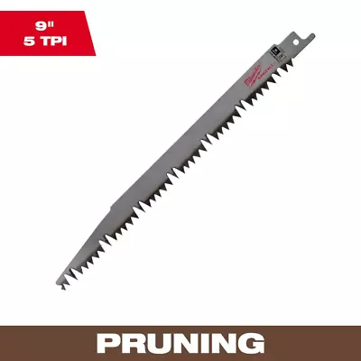 9 In. 5 TPI Pruning SAWZALL Reciprocating Saw Blade (1-Pack) • $8.69