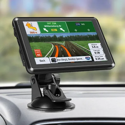 5 Inch HD Touch Screen Car Monitor Mini USB TF Portable Navigator Speeding Alarm • $54.09