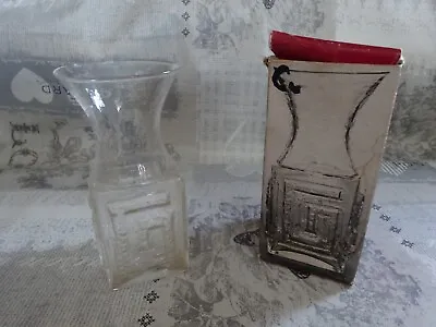 £12.99 • Buy Vintage Dartington FT58 Vase In Original Box Clear Glass Frank Thrower Retro14cm