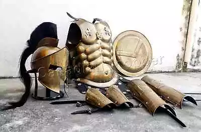 Knight Roman Spartan Suit Of Armor Muscle Set Medieval Spartan Full Costume • $89