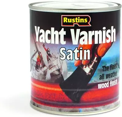 Rustins Yacht Varnish Clear Satin 2.5l • £45.59