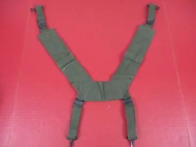 Vietnam USMC US Army M1956 H-Pattern Field Suspenders - Sz Reg - Dtd 1963 - XLNT • $24.99