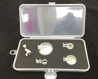 $74.50 • Buy Echo Foot Set Of 3 Sizes Plus  Clear 1/4  Ruler Foot For Bernina New Style