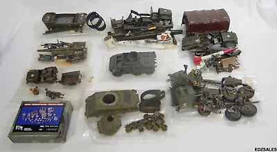 Lot Of Military Vehicle Model Kits - Armored Car Jeep Tank Anti-Aircraft Gun • $100