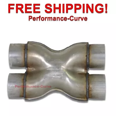 3  Crossover X Pipe Universal Custom Dual Exhaust • $29.95