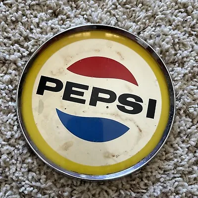 Vintage Pepsi-Cola  Pepsi  Emblem For Pepsi Soda Machine Vending Cooler Round • $19.97