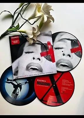 Madonna Madame X Music From The Theater Xperience 3 LP Picture Disc Vinyl SEALED • £109.99