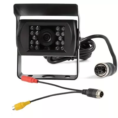 4Pin IR Backup Reverse Camera Car Rear View 12-24V Bus Truck Trailer RV Caravan • $15.99