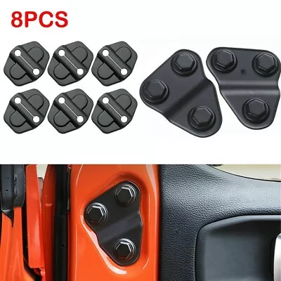 Door Lock Cover Screw Protector Trim For Jeep Wrangler JL/JT Willys-2018-2021 • $30.05