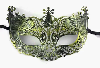 £4.46 • Buy Gold Masquerade Mask Stag Hen Party Proms Fancy Dress Masks 