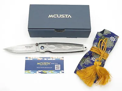 Mcusta Seki Japan Tsuchi MC-34D Damascus Gentleman Folding Pocket Knife No Clip • $199.95