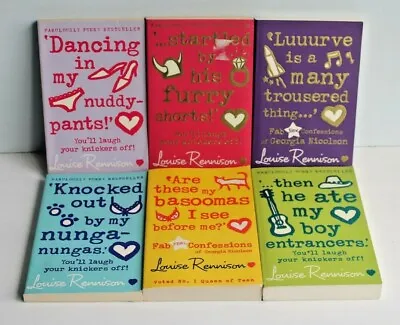 Louise Rennison * Georgia Nicolson Series * 6 Childrens Paperback Books • £3.99