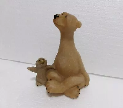 Quarry Critters Pashmina & Peep Figurine Polar Bear Penguin Chick 2002 • $24.95