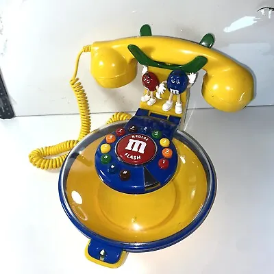 M&M Candy Dish Landline Telephone - Animated Voices Untested • $17.92