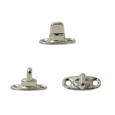 $22.64 • Buy 10 Sets Of Marine Yacht Screw Base Snaps Turn Button Boat Cover Canvas Snap