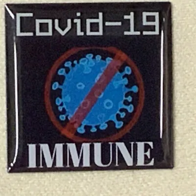 5 Immune Corona Enamel Lapel Pins  With A Magnetic Back • $12.75