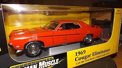 ERTL AMERICAN MUSCLE Elite Edition 1970 MERCURY COUGAR ELIMINATOR 1/18 New N Box • $99.99