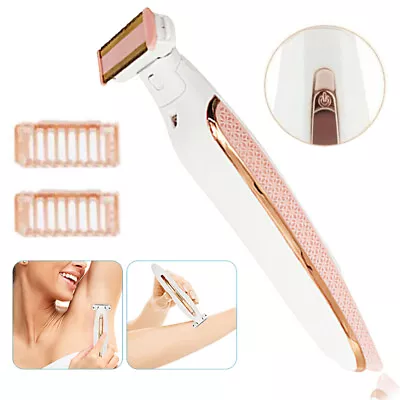 USB Electric Lady Women Shaver Hair Arm Leg Bikini Face Remover Razor Trimmer AU • $10.89